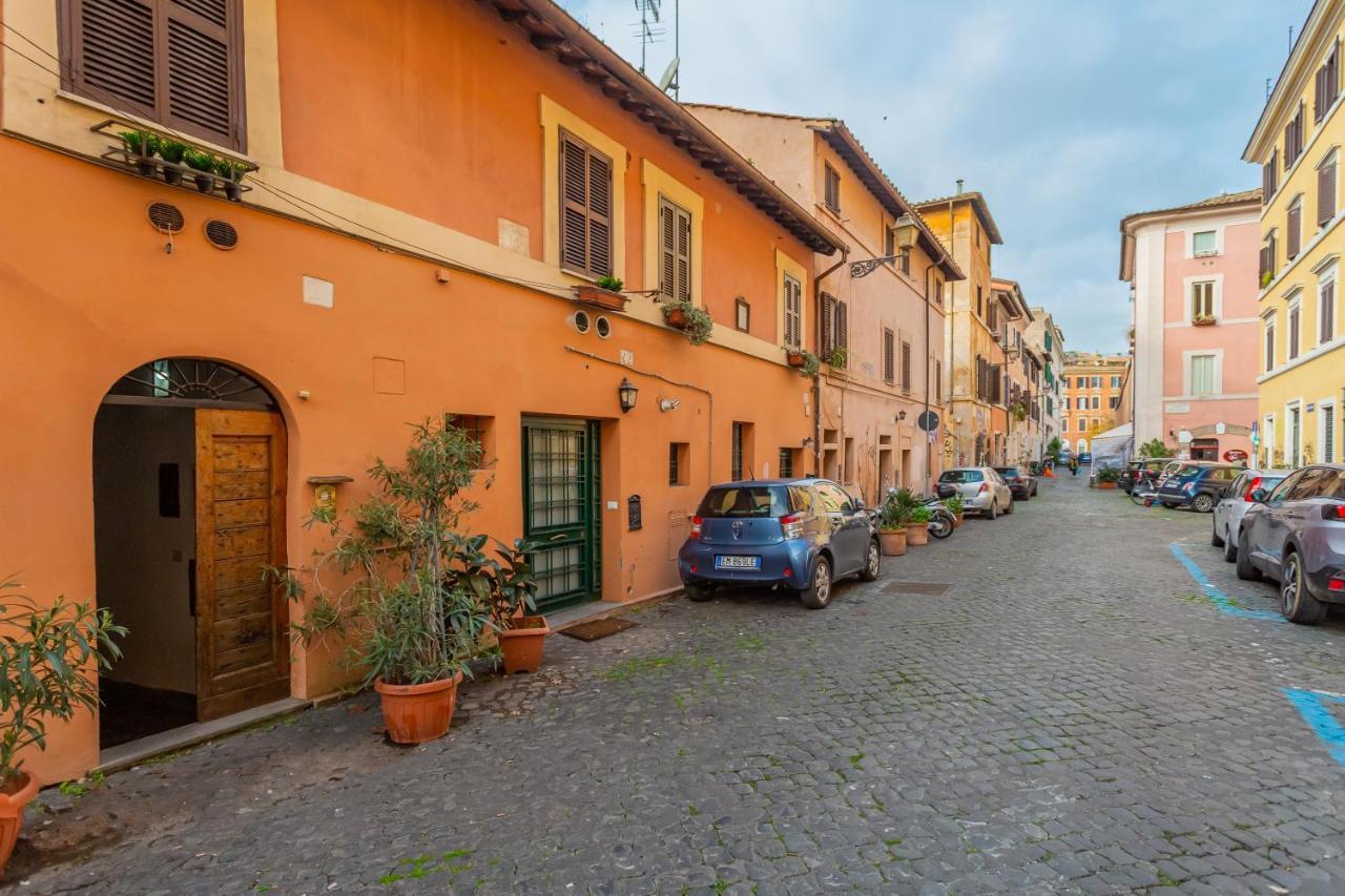 Art House Trastevere Luxury Apartment Rom Exteriör bild