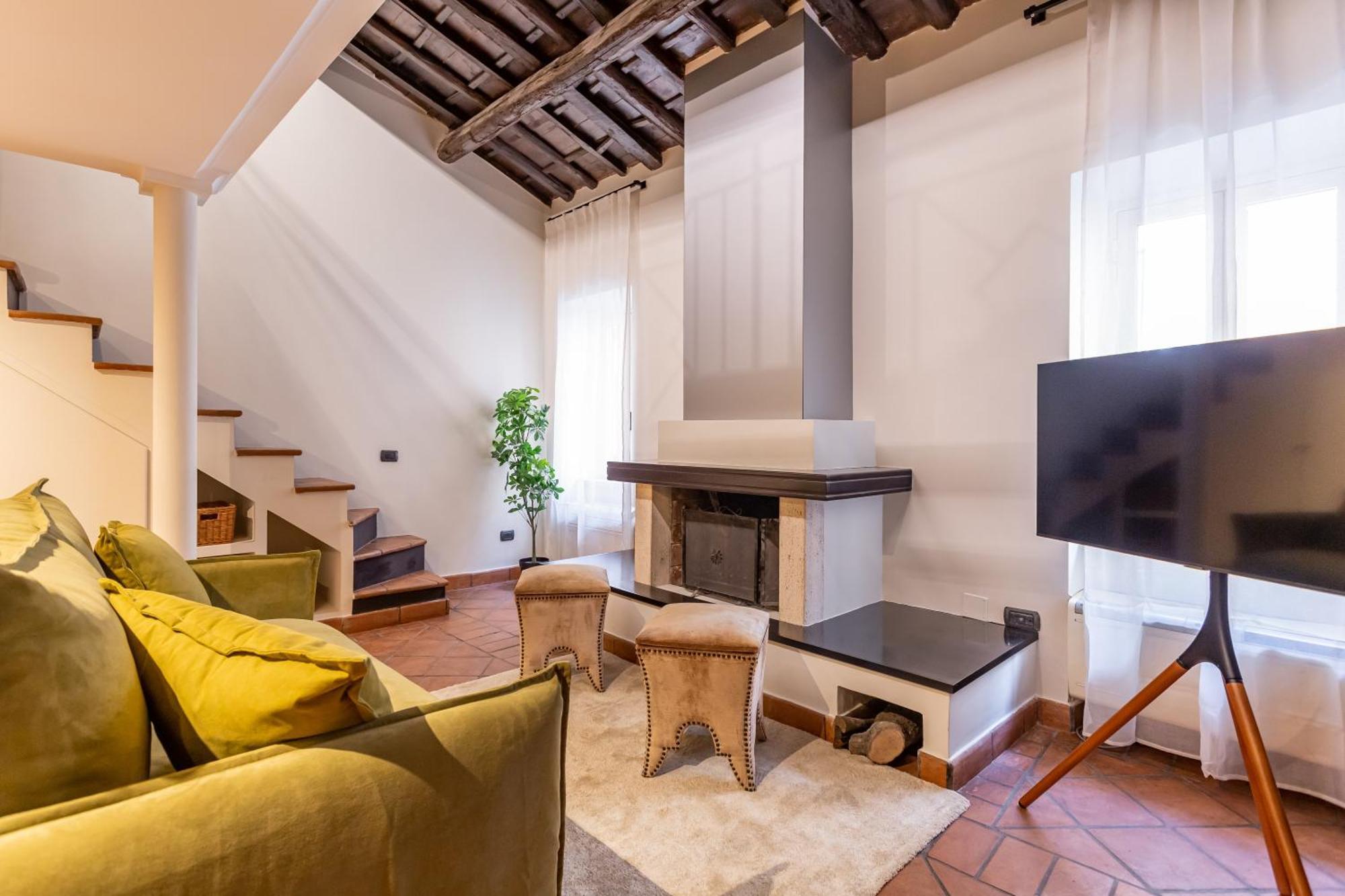 Art House Trastevere Luxury Apartment Rom Exteriör bild